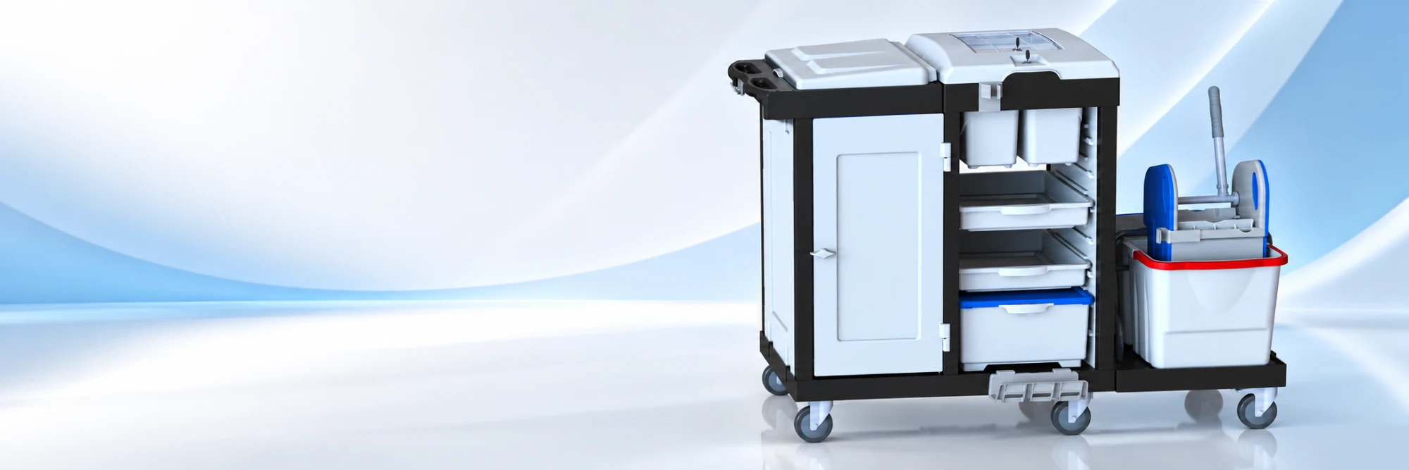 STAFF C 451 MSD4T2 eco cleaning trolley